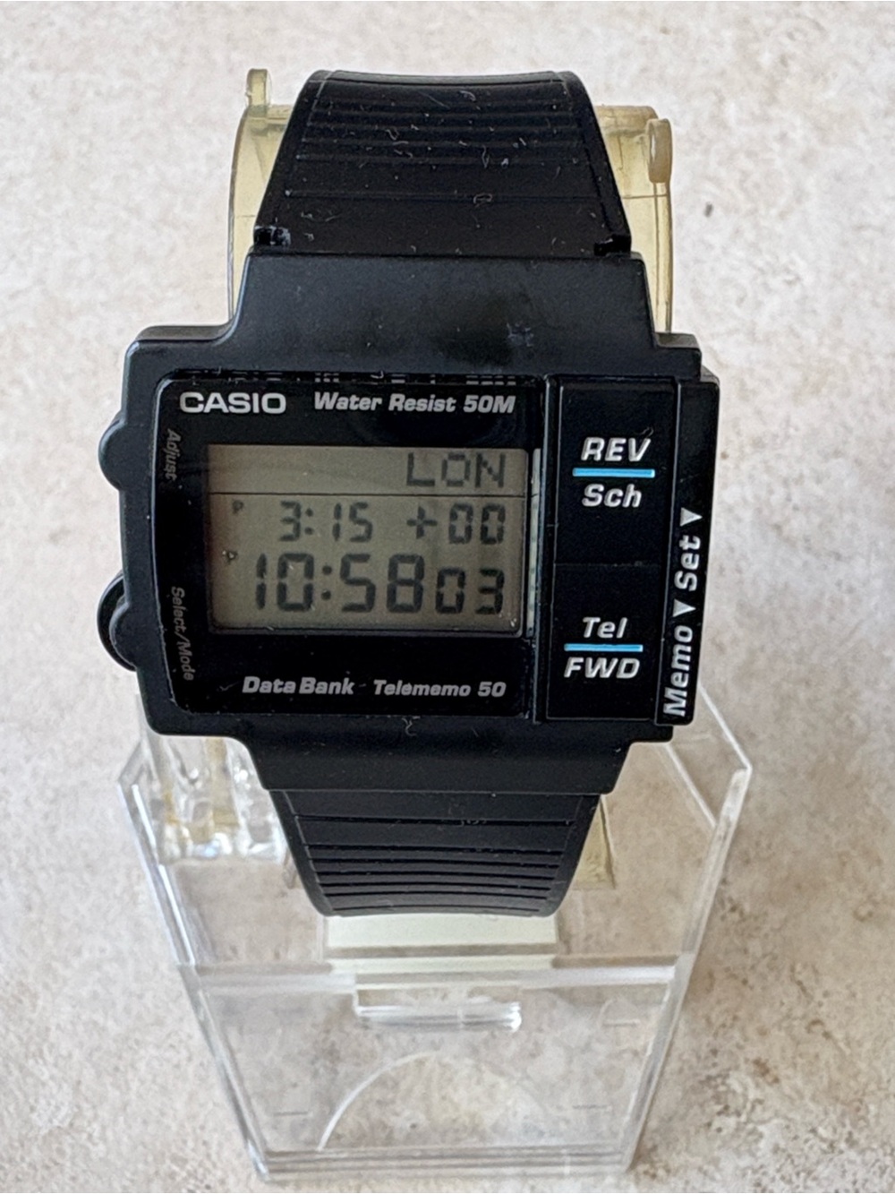 Vintage CASIO DB-57W Data Bank Telememo